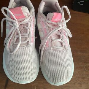 Adidas Kids Pink Sneakers Cloud